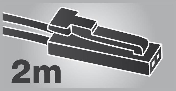 Produktbild Bilton LED-Verbindungsband zu Biltontwo - LED-Streifen mit 2 Clips 1000 mm