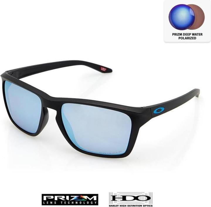 Oakley Occhiali da sole Sylas M Prizm Deep Water lenti polarizzate - Montatura nera