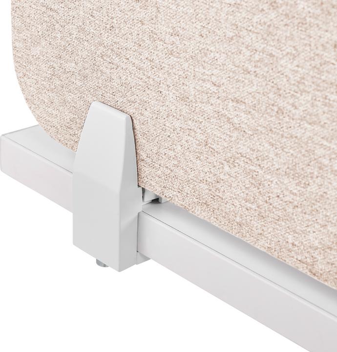 Actual product image Beliani Desk divider beige 160 x 40 cm WALLY