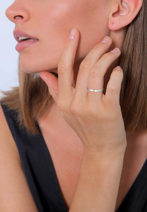 Produktbild Elli DIAMONDS Ring Verlobungsring Klassiker Diamant (0.015 ct.)Silber (54, 925 Silber)