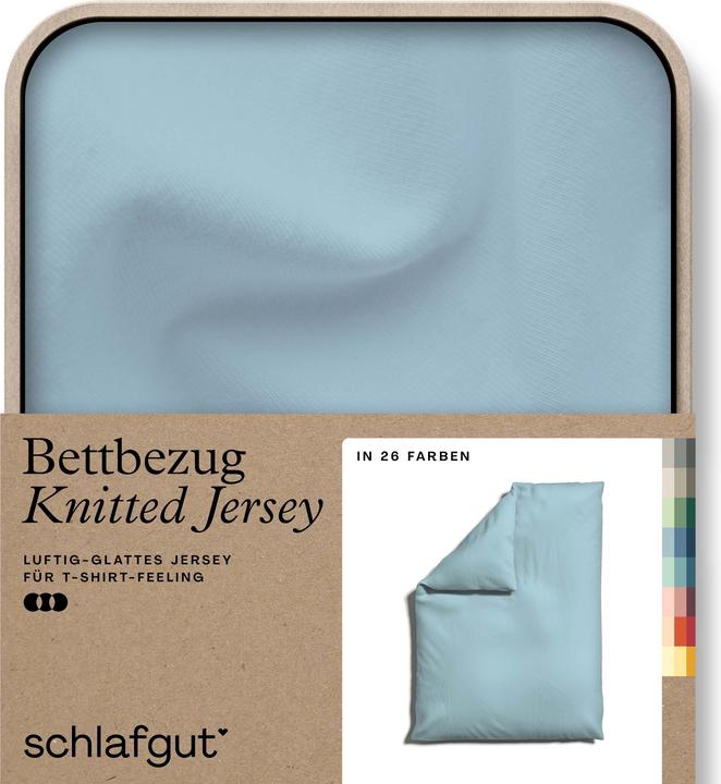 Image du produit schlafgut Knitted Jersey (Housse de couette, 140 x 200 cm)