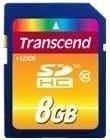 Actual product image Transcend SDHC 200x (8 GB, SDHC, U1, UHS-I)