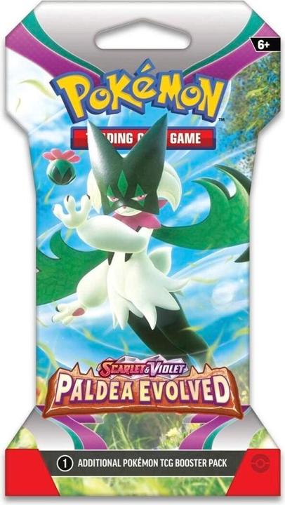 Actual product image Pokémon JCC - Écarlate et Violet - Pack de Booster Blister Évolutions à Paldea (1 Booster aléatoire) (English, Booster Pack)