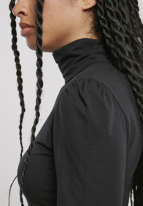 Actual product image Urban Classics Ladies Puffer Sleeve Turtleneck L/S (S)