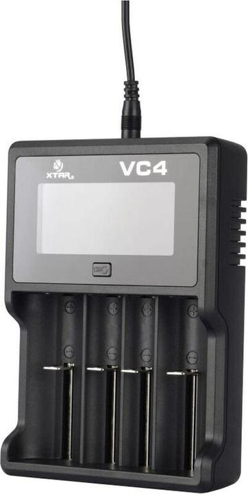 Actual product image Xtar VC4SL (1 pcs., 14500, 16340, 18500, 18650, 21700, 26650, AAA, AA, Rechargeable battery)