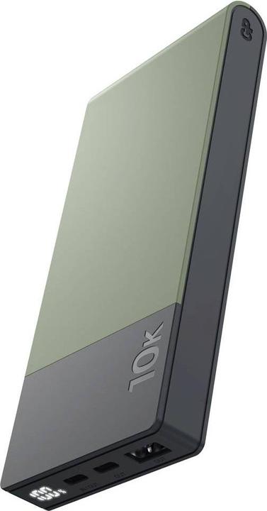 Immagine prodotto GP Batteries GP PowerBank M2+ 10C 10000mAh 2xUSB-C/1xUSB-A display a LED verde (10000 mAh, 22.50 W, 37 Wh)