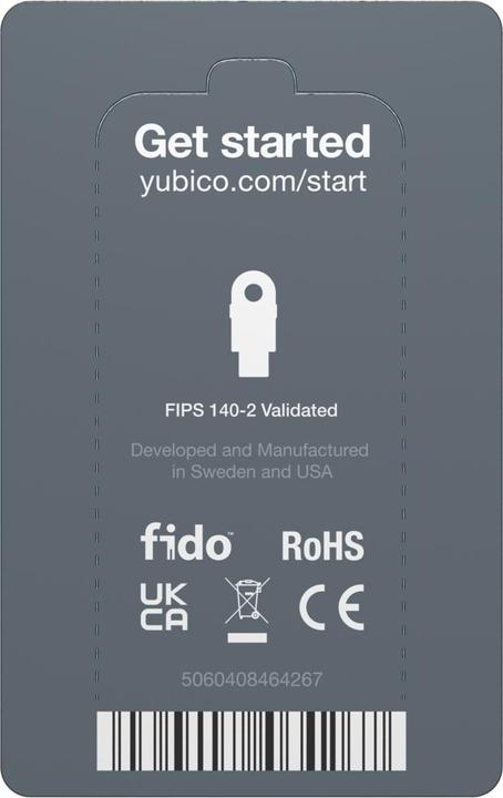 Actual product image Yubico YubiKey 5C FIPS (USB-C)