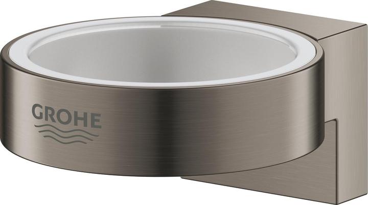 Grohe Holder Selection for soap dispenser and toothbrush tumbler hard graphite brushed 41027AL0