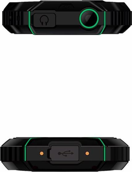 Actual product image Evolveo StrongPhone W4, vodot??sn?? odoln?? Dual SIM phone,??erno-zelen?? (2.80", 2 Mpx, 2G)