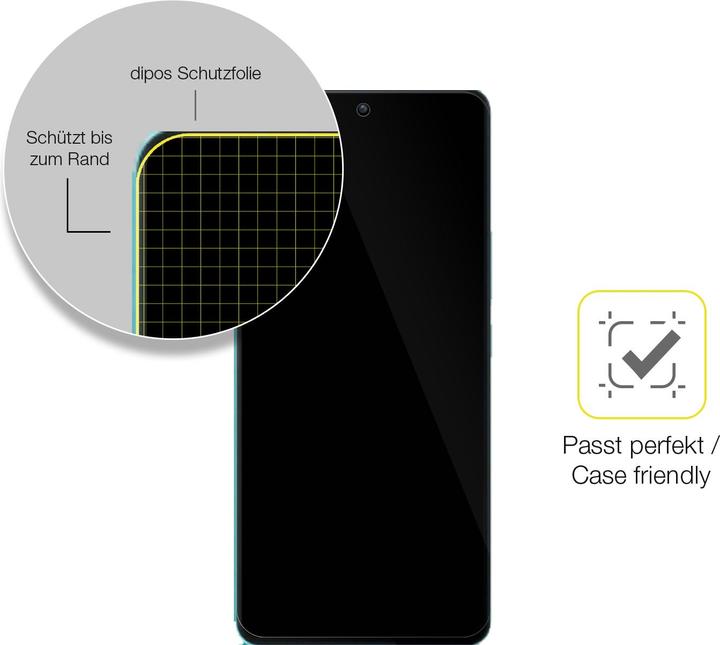 Immagine prodotto Dipos Pellicola Protettiva Full-Cover 3D (2 Pezzo/i, Vivo iQOO Neo 7 Pro)
