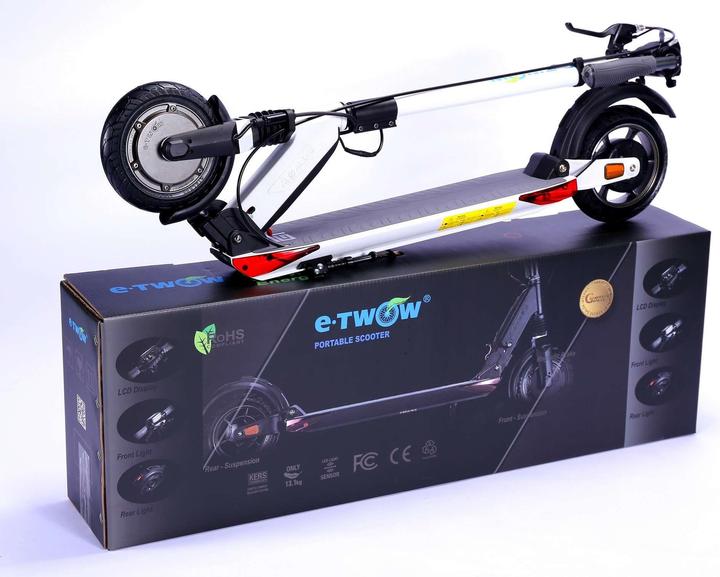 Produktbild E-Twow Booster GT SL e Scooter 8 Zoll 500W 48V 7,8A grau (25 km/h, 40 km)