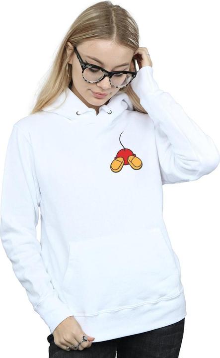 Actual product image Disney Womens/Ladies Mickey Mouse Backside Breast Print Hoodie (XXL)