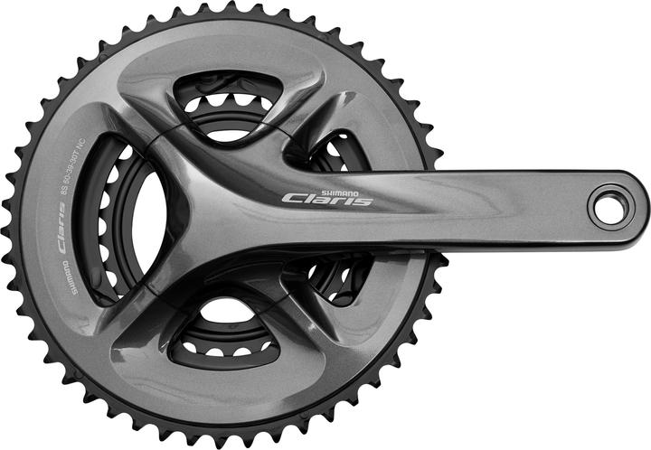 Actual product image Shimano Claris FC-R2030 crankset 3x8s 50-39-30T (175 mm)