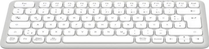 Produktbild Hama Multi-Device-Tastatur WK-500 kabellos Funk u. BT klein WS QWERTZ (DE, Kabellos)