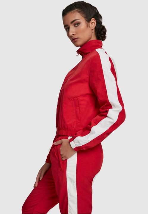 Produktbild Urban Classics Ladies Short Striped Crinkle Track Jacket (S)