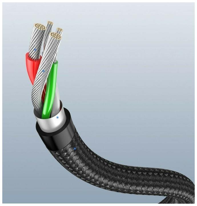 Actual product image Ugreen USB-C angled to USB-A 2.0 A data cable (2 m, USB 2.0)
