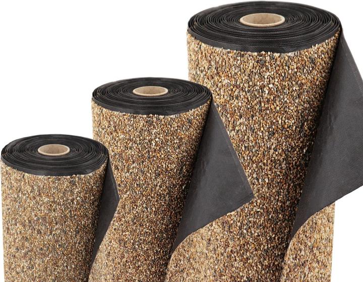 Produktbild Aquagart Steinfolie 16m x 0,6m breit Für Bachlauf Ufer Teichfolie Teich Folie Sandfarben