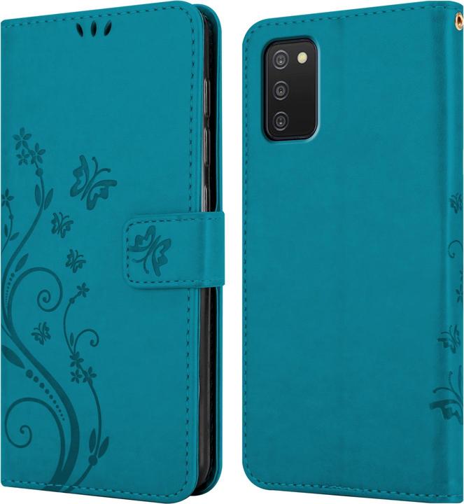 Produktbild Cadorabo Flower Book Hülle (Samsung Galaxy A03s)