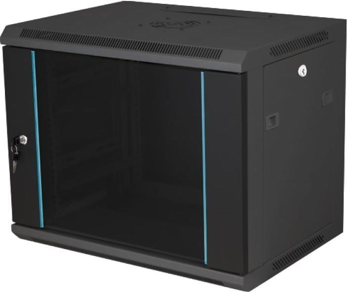 Actual product image Alantec 19 12U 600X450 BLACK WALL-MOUNTED RACK (12 RU, 19 inch rack)