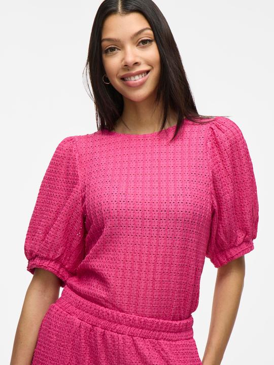 Image du produit Vila VIMINERA Rundhals Oberteil mit kurzen Ärmeln (XL)