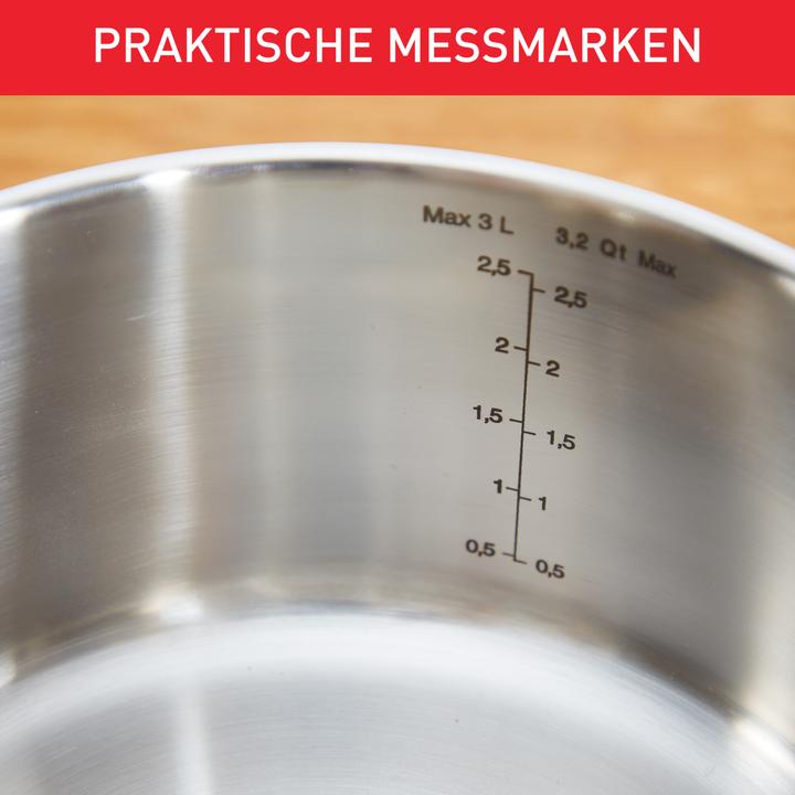 Produktbild Tefal Duetto Kochtopf (20 cm, Kochtopf, Edelstahl)