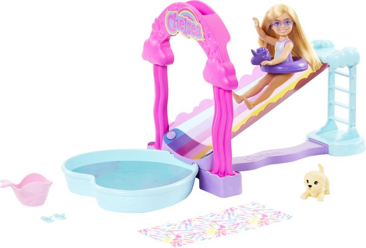 Actual product image Mattel Barbie Chelsea water slide playset