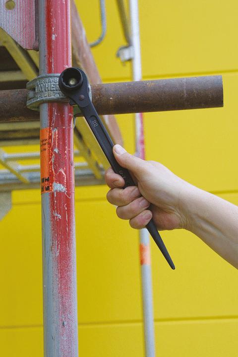Produktbild KS Tools Gerüstbauschlüssel umschaltbar (19 mm)