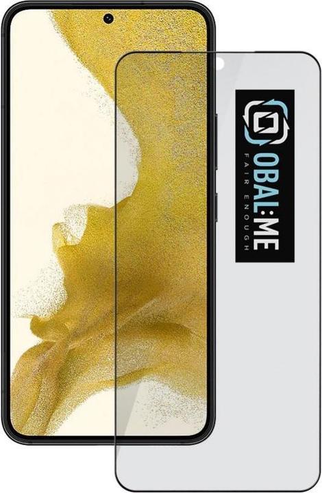 Obal:Me Privacy 5D Glass Screen Protector for Samsung Galaxy S22 Black (1 Stück, Samsung Galaxy S22+)