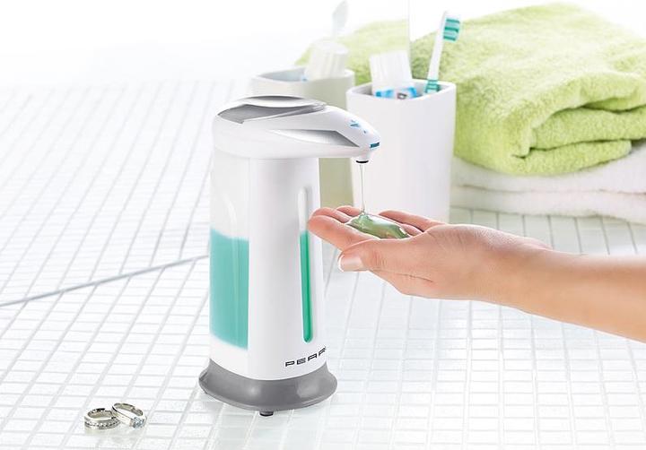 Produktbild Pearl 4er-Set Automatischer Seifenspender mit Bewegungssensor grau