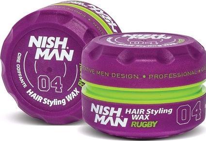 Nishman Nish Man Hair Styling Gel Wax Rugby 04 Purple (Haargel)