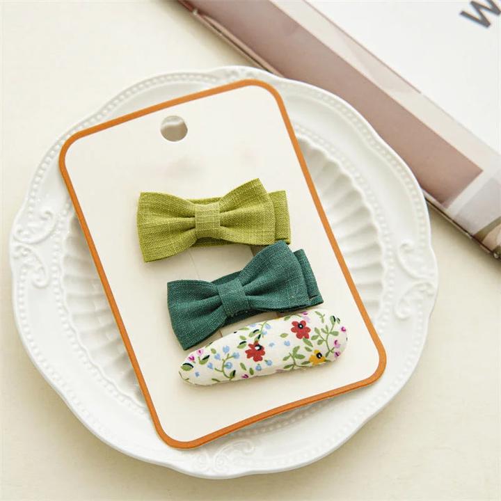 Produktbild Activity Board Adorable Floral Bow Hair Clips - Perfekte Kopfbedeckung Zubehör (3 Stk.)