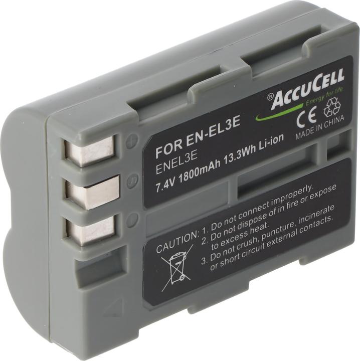 Produktbild AccuCell Akku passend für Nikon D80 (Akku)