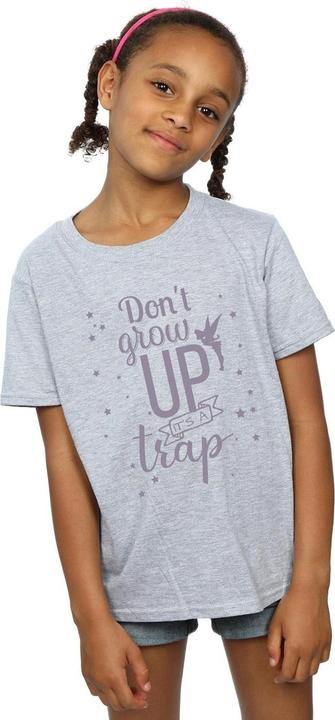 Actual product image Disney Girls Tinker Bell Don't Grow Up Cotton T-Shirt (116)