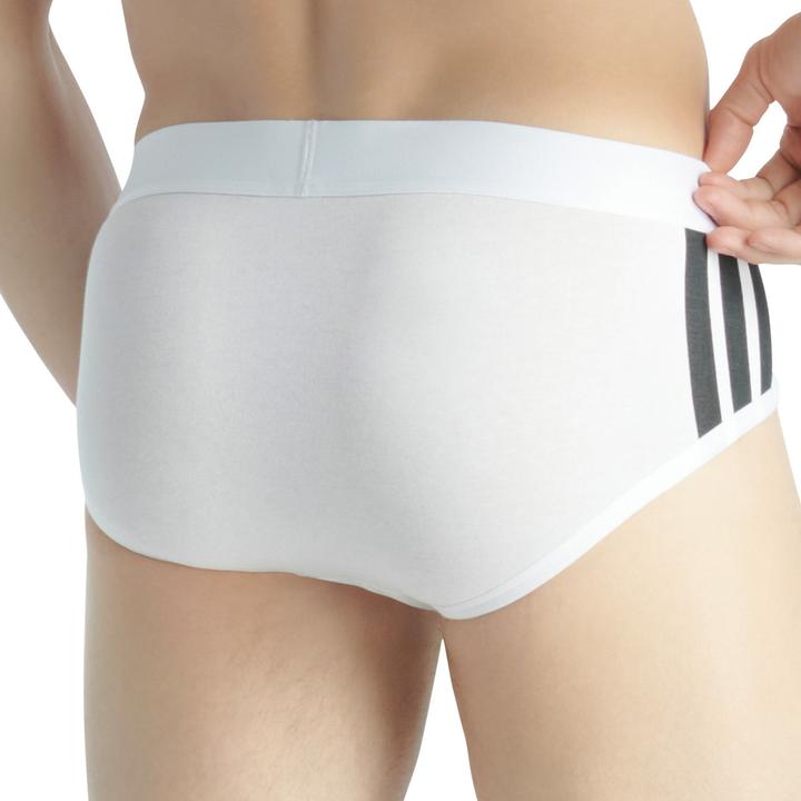 Produktbild adidas 4er Pack Active Flex Cotton 3 Stripes Slip / Unterhose (L, 4er Pack)