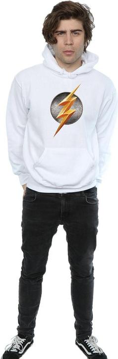 Image du produit - Sweat à capuche JUSTICE LEAGUE MOVIE FLASH EMBLEM - Homme (S)