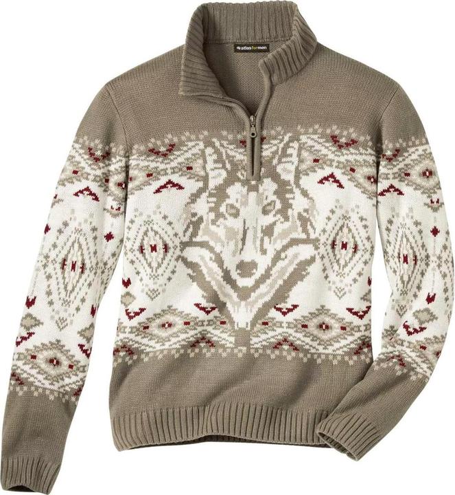 Produktbild Atlas For Men Mens Wolf Jumper (M)