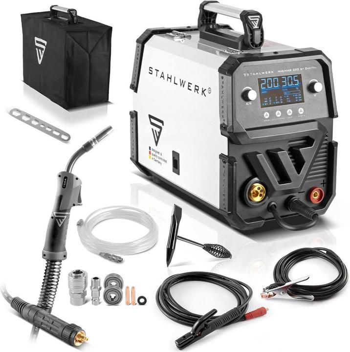 Actual product image Stahlwerk Welding machine MIG MAG 200 ST Digital IGBT shielding gas with 200 A