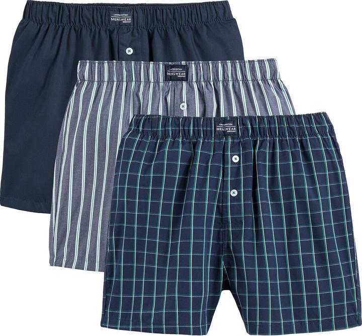 La Redoute Collections 3er-Pack Boxershorts (L, 3er Pack)