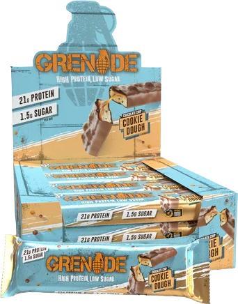 Immagine prodotto Grenade Barretta iperproteica al cioccolato con impasto di biscotti (Biscotto, Torrone, Cioccolato, Caramel, 1 pz., 60 g)