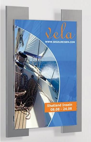 Kerkmann 3 poster holder Look aluminium DIN A4 (A4)