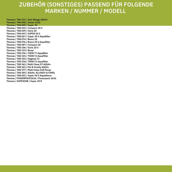 Nutritional values and ingredients Thomas ProFloor