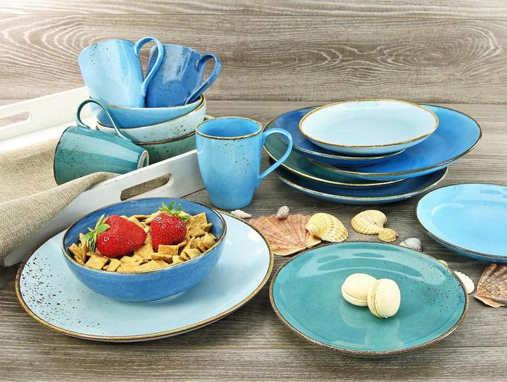 Actual product image CreaTable nature aqua (16 Piece)