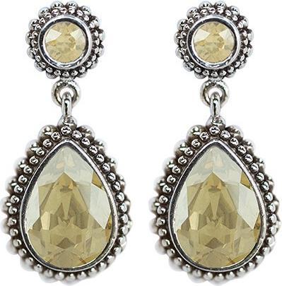 Produktbild Steinkult Ohrringe "Amira" (925 Sterling Silber versilbert, Messing, Kristallstein)