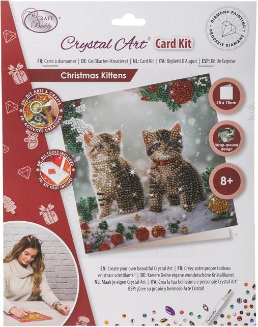 Immagine prodotto Craft Buddy Acquaforte, cartoncino 18x18cm Crystal Art