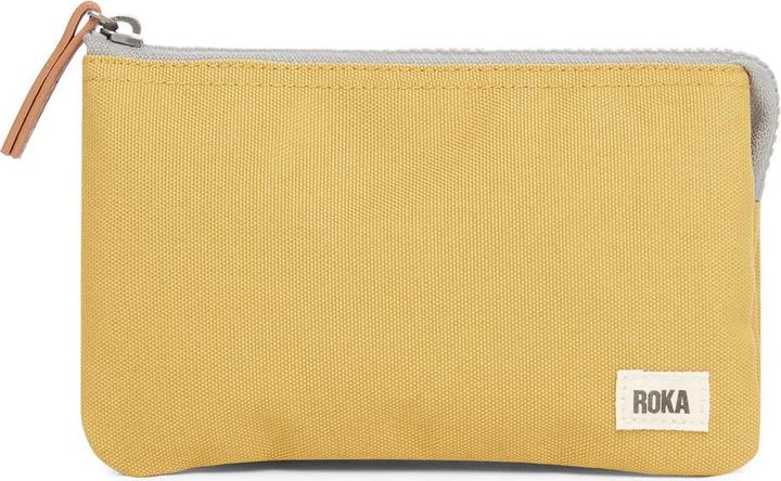 Actual product image Roka London Carnaby Wallet Sustainable Canvas Flax