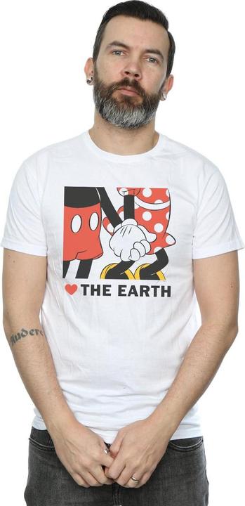 Immagine prodotto Disney Mickey Mouse Heart The Earth Maglietta Uomo (XL)
