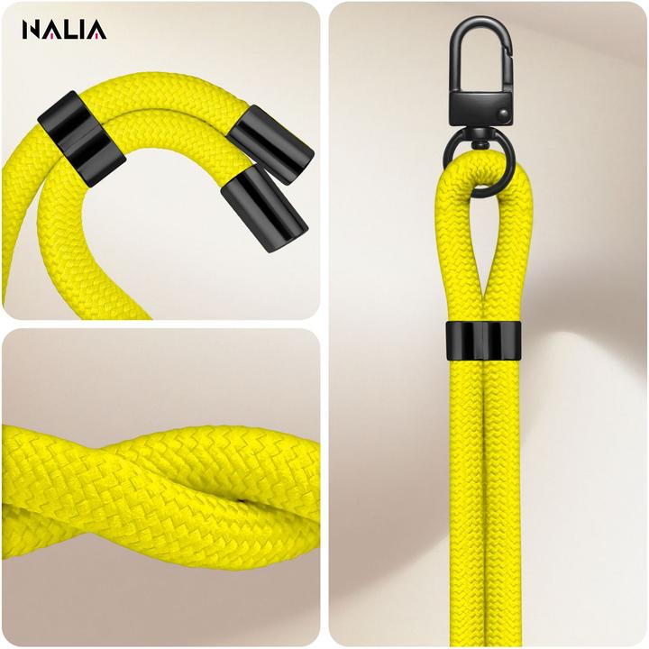 Immagine prodotto Nalia HoldMe Lanyard Handykette - Universal Trageband für Smartphones - Verstellbar, Soft & Elastisch
