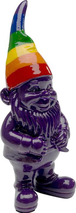 Immagine prodotto Kare Design Deko Figur Zwerg Rainbow Lila 11cm