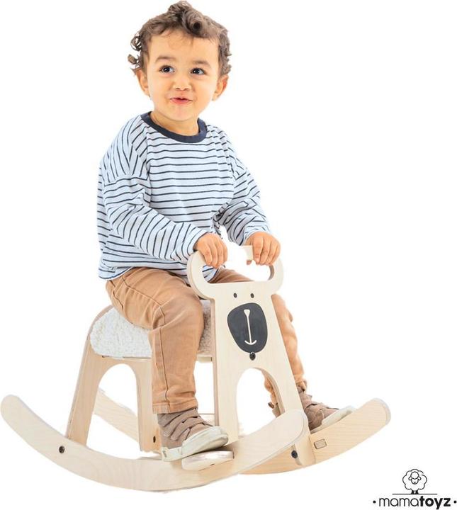Actual product image MamaToyz Rocking Animal Pony Bear Nature