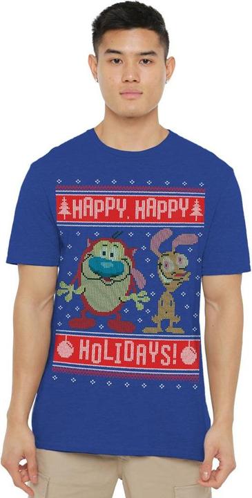 Produktbild Ren & Stimpy Happy Happy Holidays TShirt (3XL)